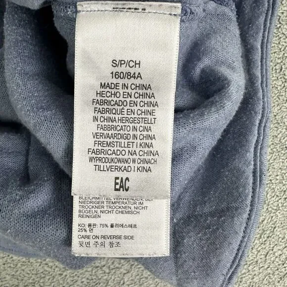 Marmot Sweater Womens Small Blue Quilted 1/4 Snap Pullover Casual Outdoor - Picture 5 of 11